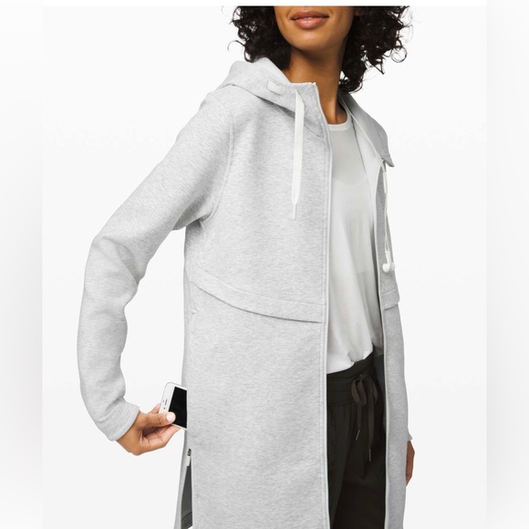 lululemon athletica Tops - LULULEMON M Long Horizons heathered core wicking material woman zip jacket